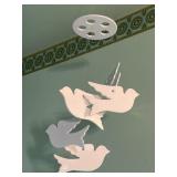 Ceramic Dive Bird Wind Chimes