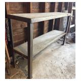 Two-Tier Heavy Steel Shelving Rack