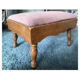 Small Wood Footstool