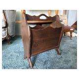 Wood Magazine Rack