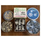 Miniature Metal Cookie Cutters In Tins & Box