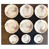 Homer Laughlin Virginia Rose Plates Lot