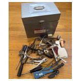 Porta-File With Hand Tools Toolbox Lot