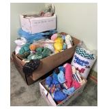 Yarn & Craft Supplies Large Variety Lot
