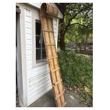 Vintage Wooden 8 ft. Toboggan Sled