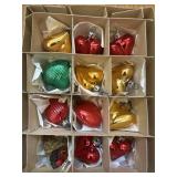 Vintage Glass Heart Ornaments