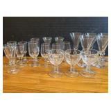 Assorted Cordial Glasses