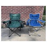 Folding Camping Chairs Pair