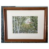 Signed Landscape Church Art