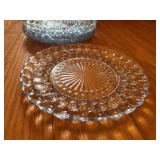 Anchor Hocking Bubble Pattern 8 Dinner Plates