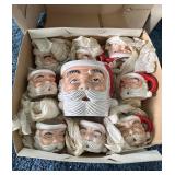 Santa Face Mugs & Serving Jar Set