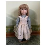 Simon & Halbig Porcelain Reproduction Doll 117 58