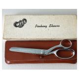 Wiss Vintage Pinking Shears w/ Case & Box