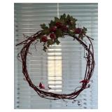 Twig & Cardinal Wreath