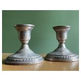 Weighted Sterling Silver Columbia Candlestick