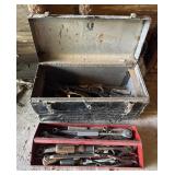 Black Tool Box With Hand Tools