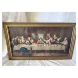 Last Supper Framed Print Vintage