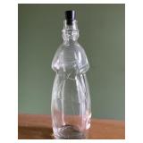 1930s Carrie Nation Prohibition Era Glass Bottle