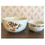 Hall Superior Floral Mixing Bowls