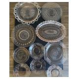 Pink Depression Glass Plates