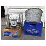 Vintage Crates & Containers +