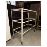 Rolling Metal Shelf Frame