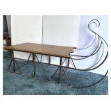 Metal Sleigh Coffee Table