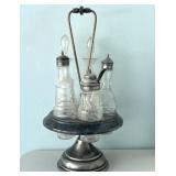 Antique Victorian Meriden Silver Plate Castor