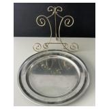 Metal Platter & Display Stand