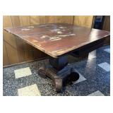 Antique American Empire Game Table