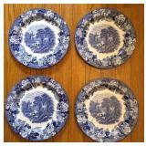 Antique Enoch Wood English Scenery Plates