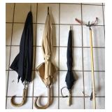 Umbrellas & Grabber Tool Vintage