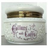 Wave Crest Collars and Cuffs Antique Dresser Box