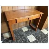Vintage Wood Writing Desk