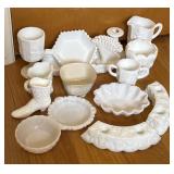 Milk Glass Collection