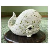 Speckled Whale Planter Vintage Pottery