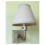 Vintage Hobnail Glass Wall Sconce Lamp