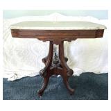 Antique Marble Top Parlor Table