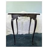 Vintage Dark Wood Console Table