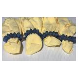 Beaded Wire Wrapped Napkin Rings w Napkins 4