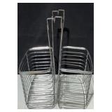 2 Metal Hanging Baskets 11x5x5.5in