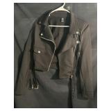 Windsor Cropped Asymmetrical Moto Jacket