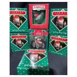 7 Hallmark & Lighted Ornaments Here Comes Santa