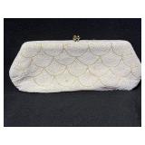Vintage Japanese Hand-Beaded Evening Clutch
