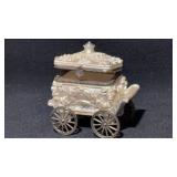 Carriage Trinket Jewelry Box 3in