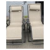 Pair of Zero Gravity Reclining Chairs