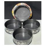 Non-Stick Mini Springform Pans 4  5x2in