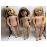 3 Our Generation 18in Dolls