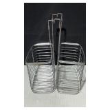 2 Metal Hanging Baskets 11x5x5.5in