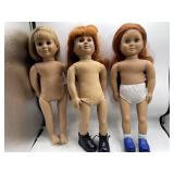 3 Battat Our Generation 18in Dolls